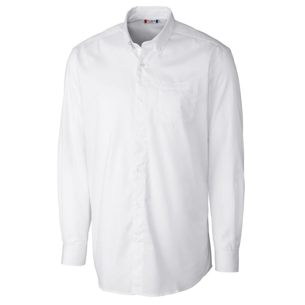 Clique Mens Long-Sleeve Carter Stain Resistant Twill Shirt 